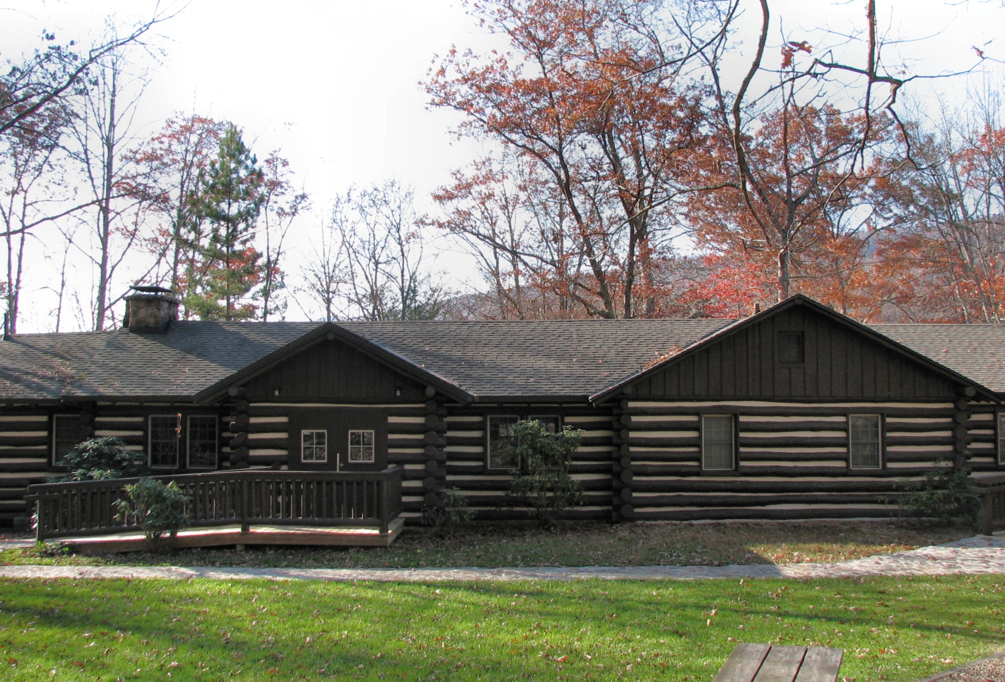 Lodge at Hungry Mother State Park.